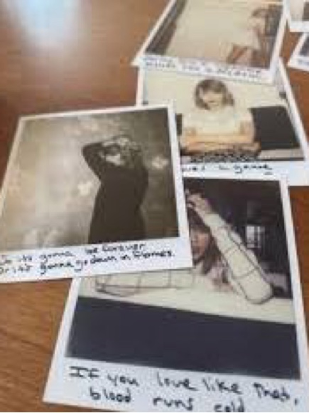 Taylor Swift 1989 Album Polaroid #14-26 Vintage Style Collectible Lyric Photos - Picture 5 of 9